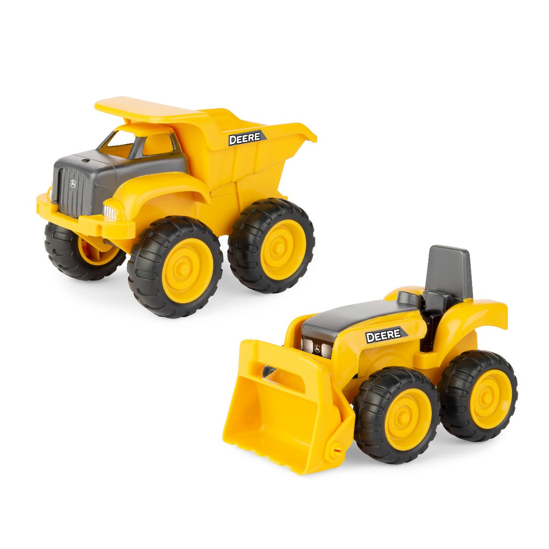 John Deere, Dump Truck and Tractor, Yellow – For children aged 18 months and up