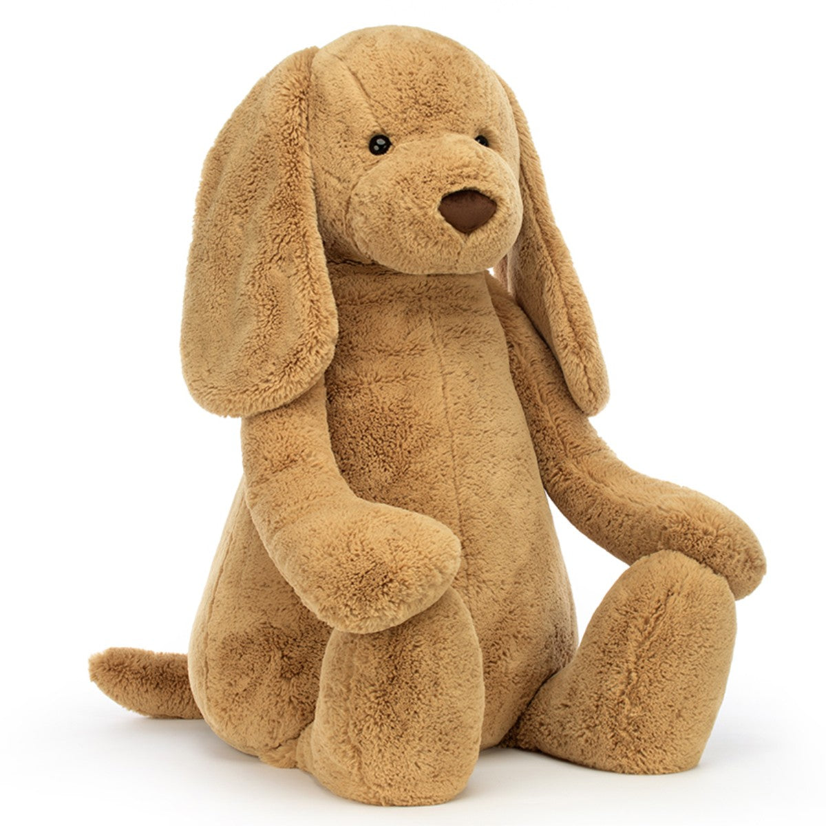Jellycat bamse, Bashful Toffee hund, virkelig stor hund - 108 cm