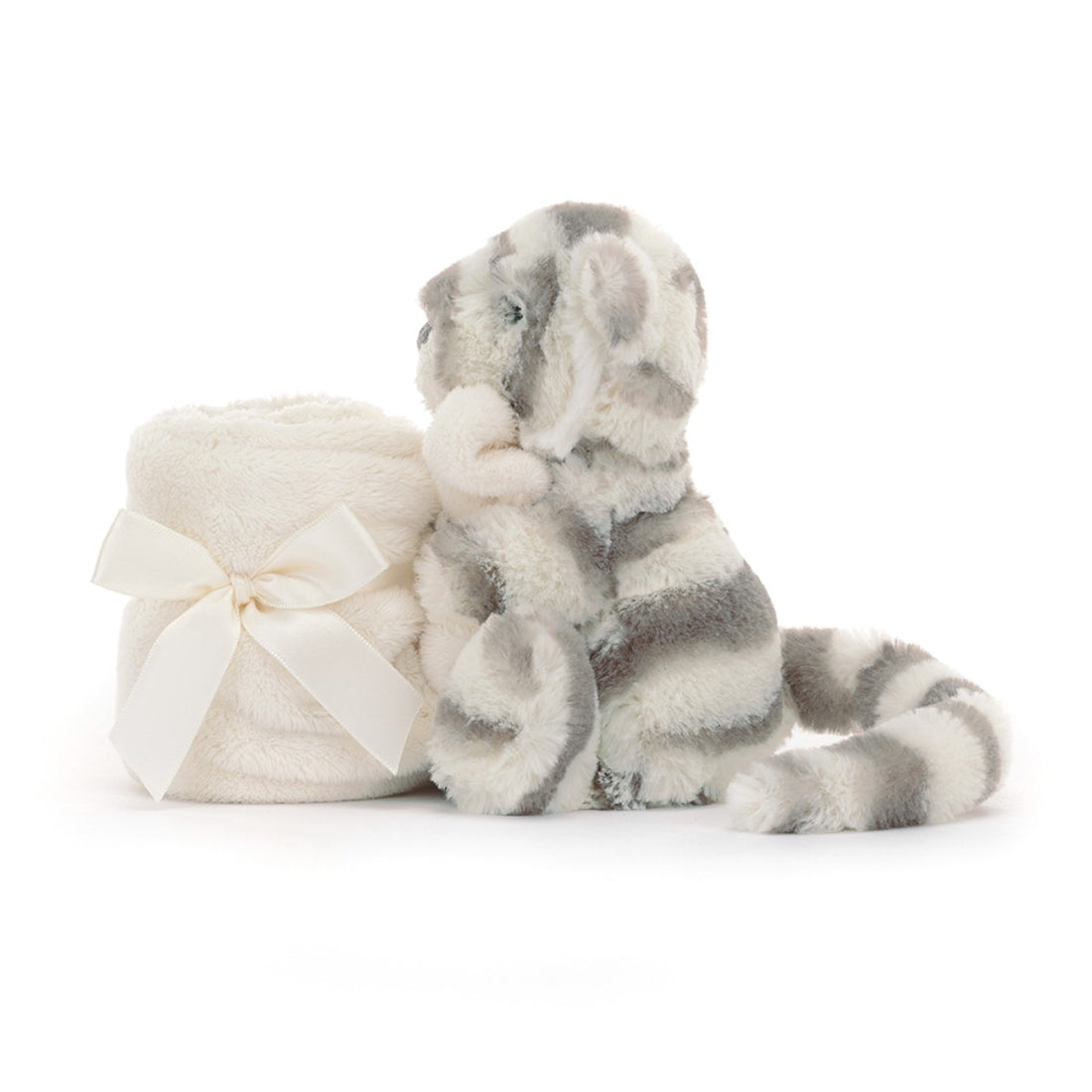 Jellycat Plush, Bashful Comfort Blanket - Snow Tiger