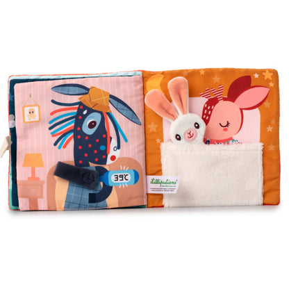 Lilliputiens Activity Book, Stella, Where is the Snuggle Cloth?