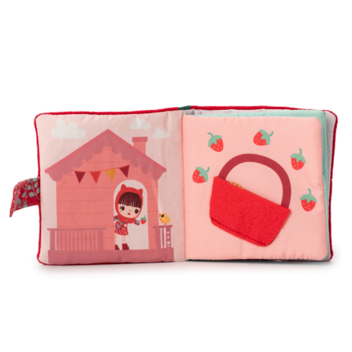 Lilliputiens Activity Book with Teething Ring, Little Red Riding Hood