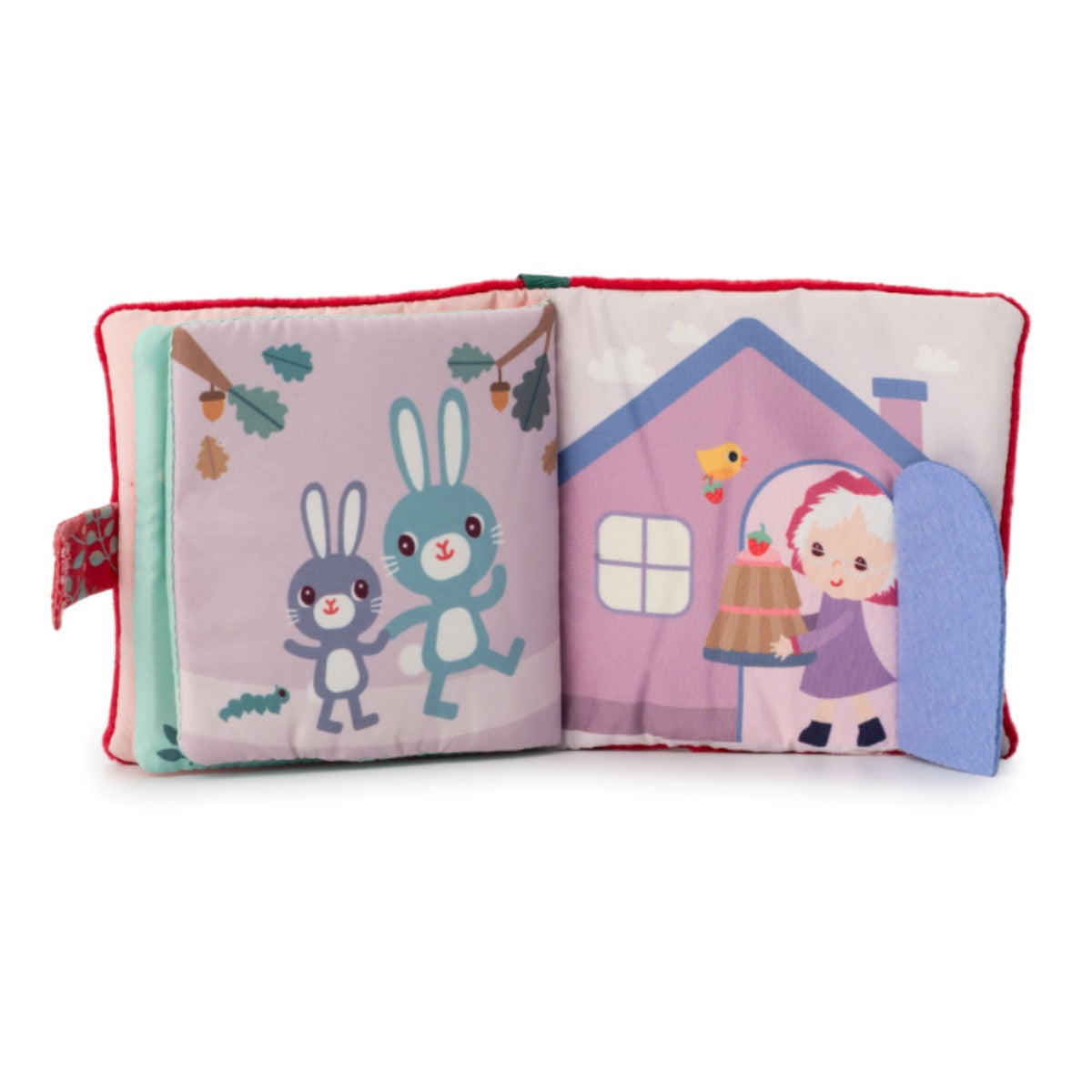 Lilliputiens Activity Book with Teething Ring, Little Red Riding Hood