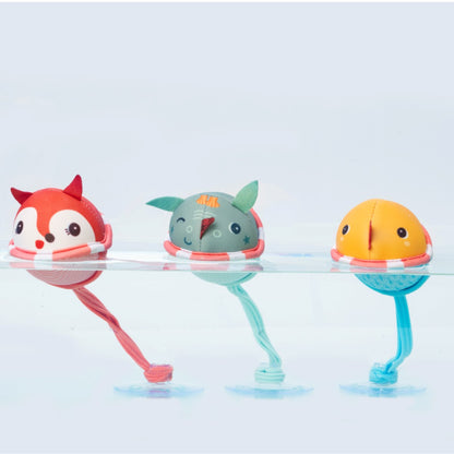 Lilliputiens Bath Toy, Set of 3 Bath Balls - Joe