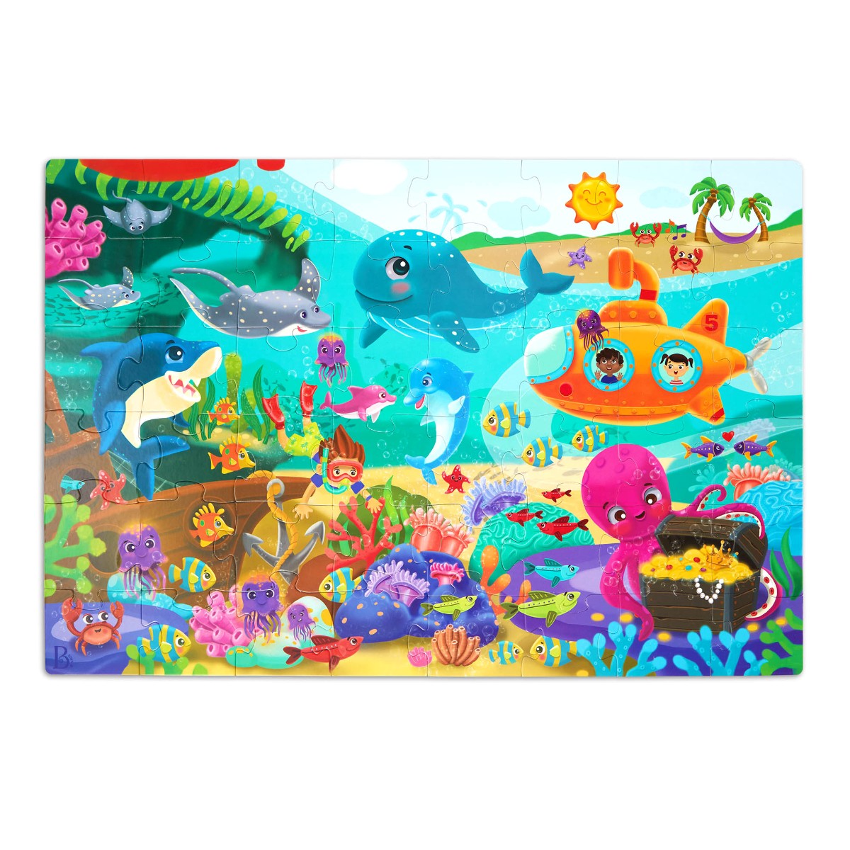B Toys Floor Puzzle, Under the Sea