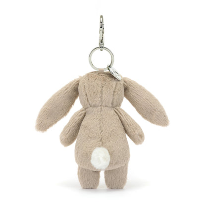 Jellycat Keyring, Bashful Bunny Blossom Beige