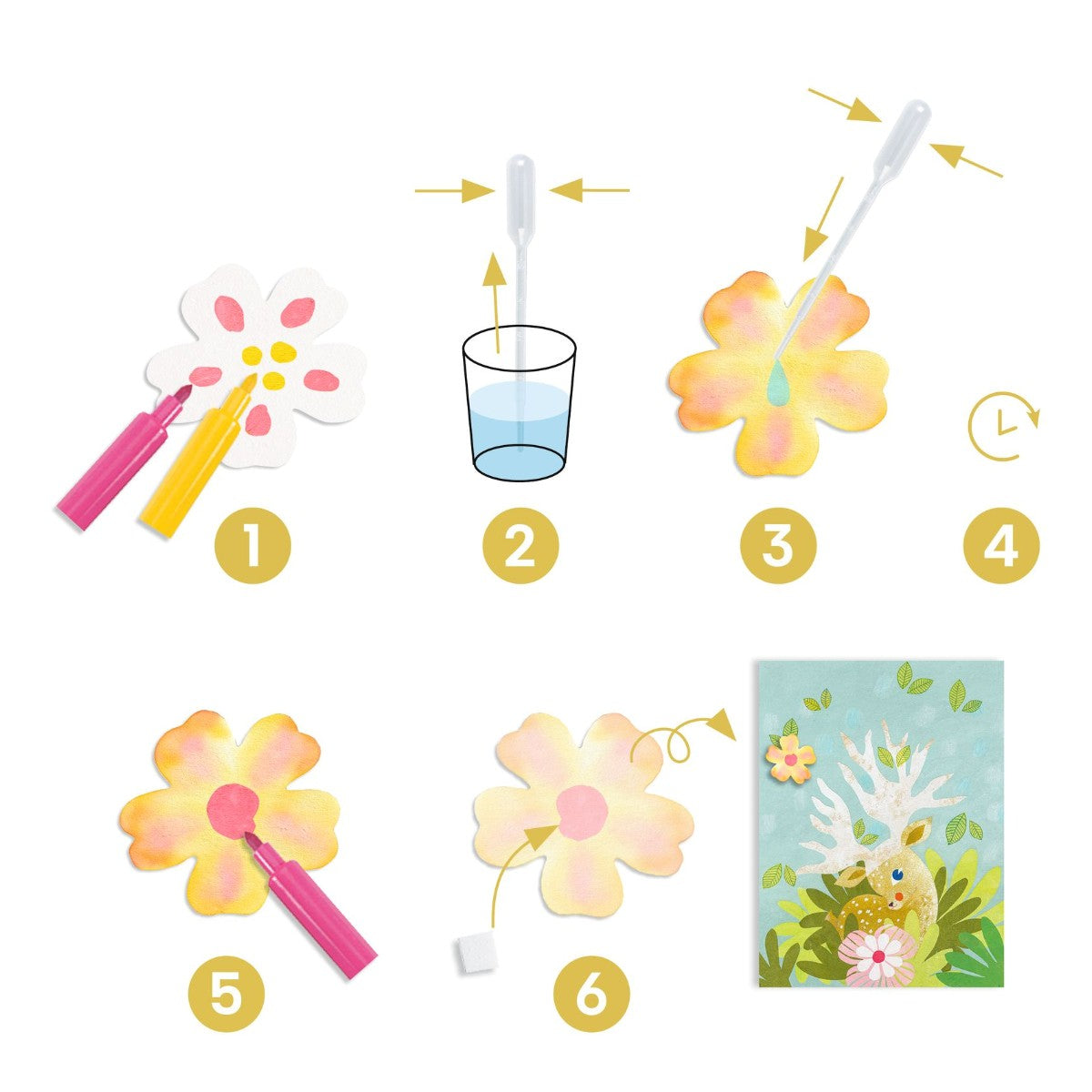 Djeco Creative Kit, Create Effects with Water