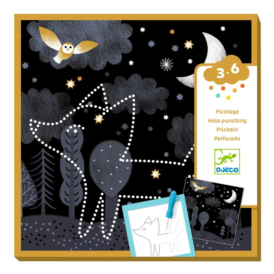 Djeco Creative Box, Picture Reveal