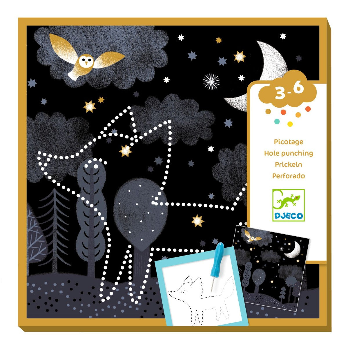 Djeco Creative Box, Picture Reveal