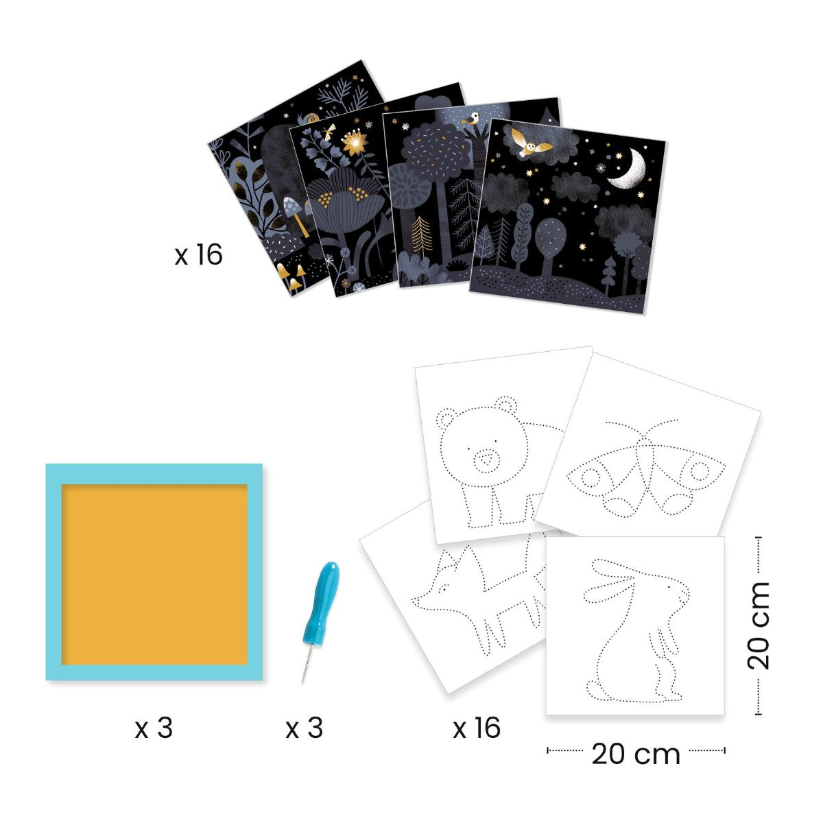 Djeco Creative Box, Picture Reveal