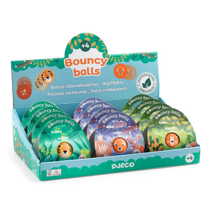 Djeco Bouncy Ball, Wild - Assorted Varieties