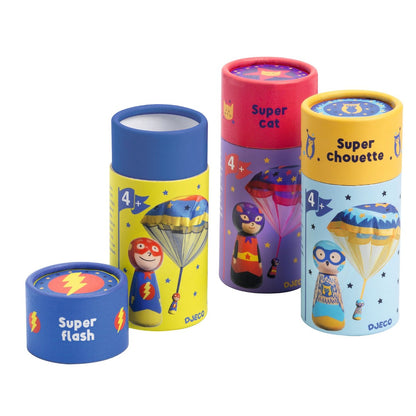 Djeco Parachute Jumper, Flying Heroes – Assortment