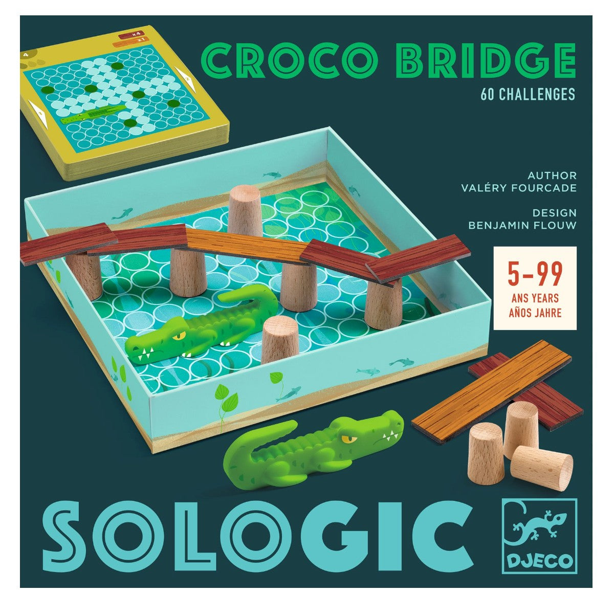 Djeco Game, Sologic – Croco Bridge