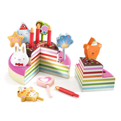 Djeco Play Food, Birthday Cake