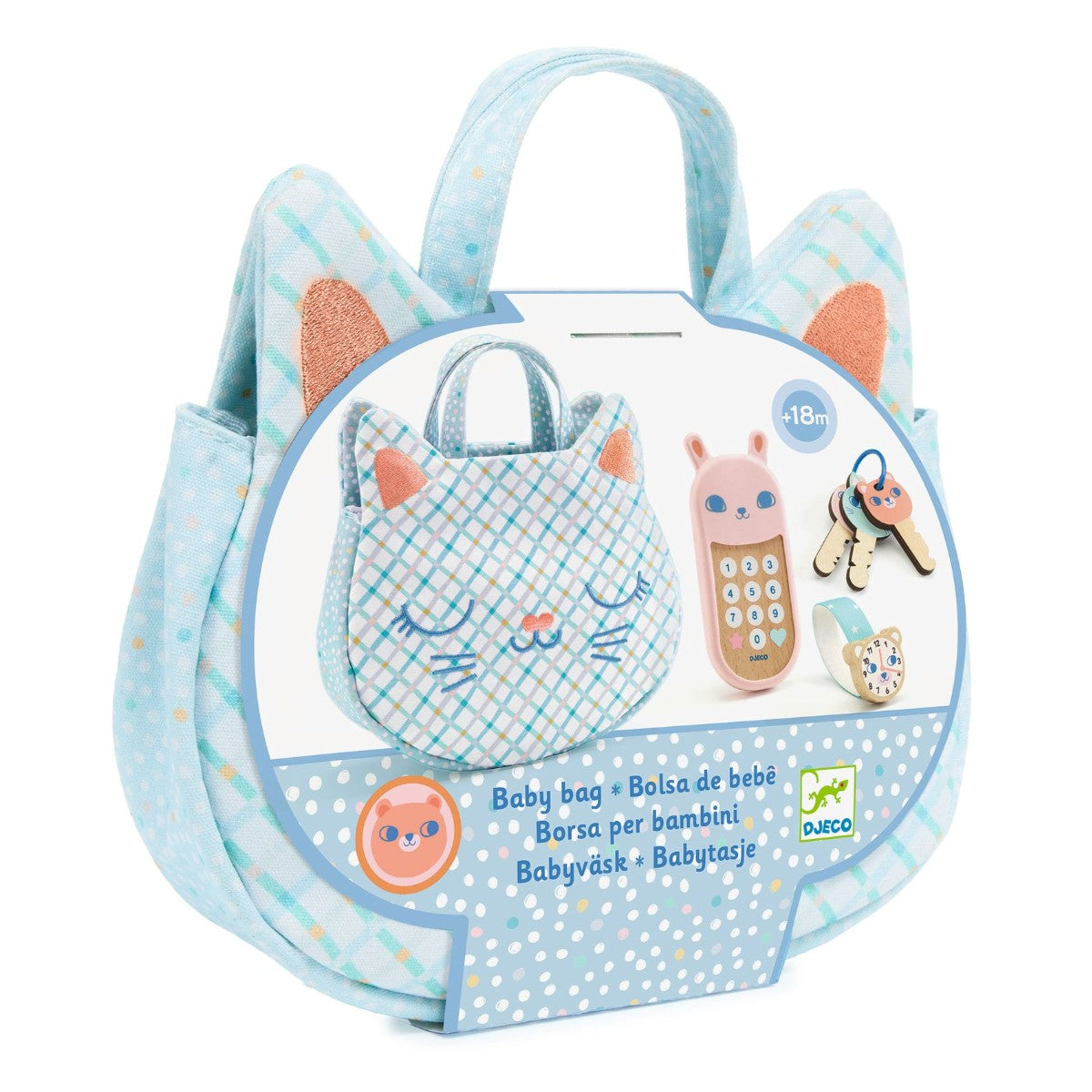 Djeco Handbag, Cat - From 18 Months