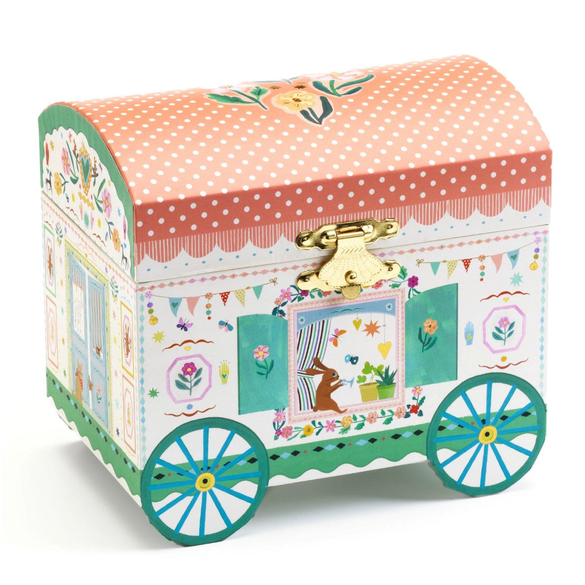 Djeco Jewelry Box with Music, Caravan