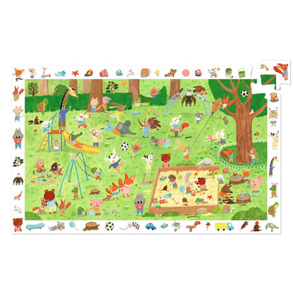 Djeco Observation Puzzle, Garden - 36 Pieces