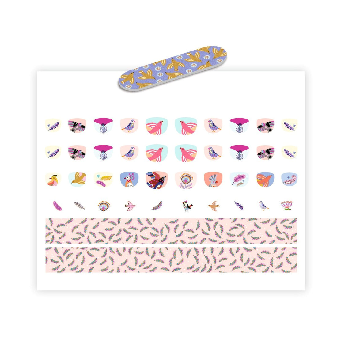 Djeco Nail Stickers, Feather
