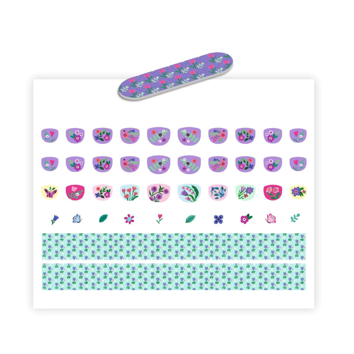 Djeco Nail Stickers – Petite Flowers