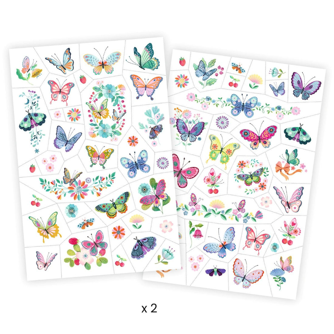 Djeco Temporary Tattoos, Butterflies
