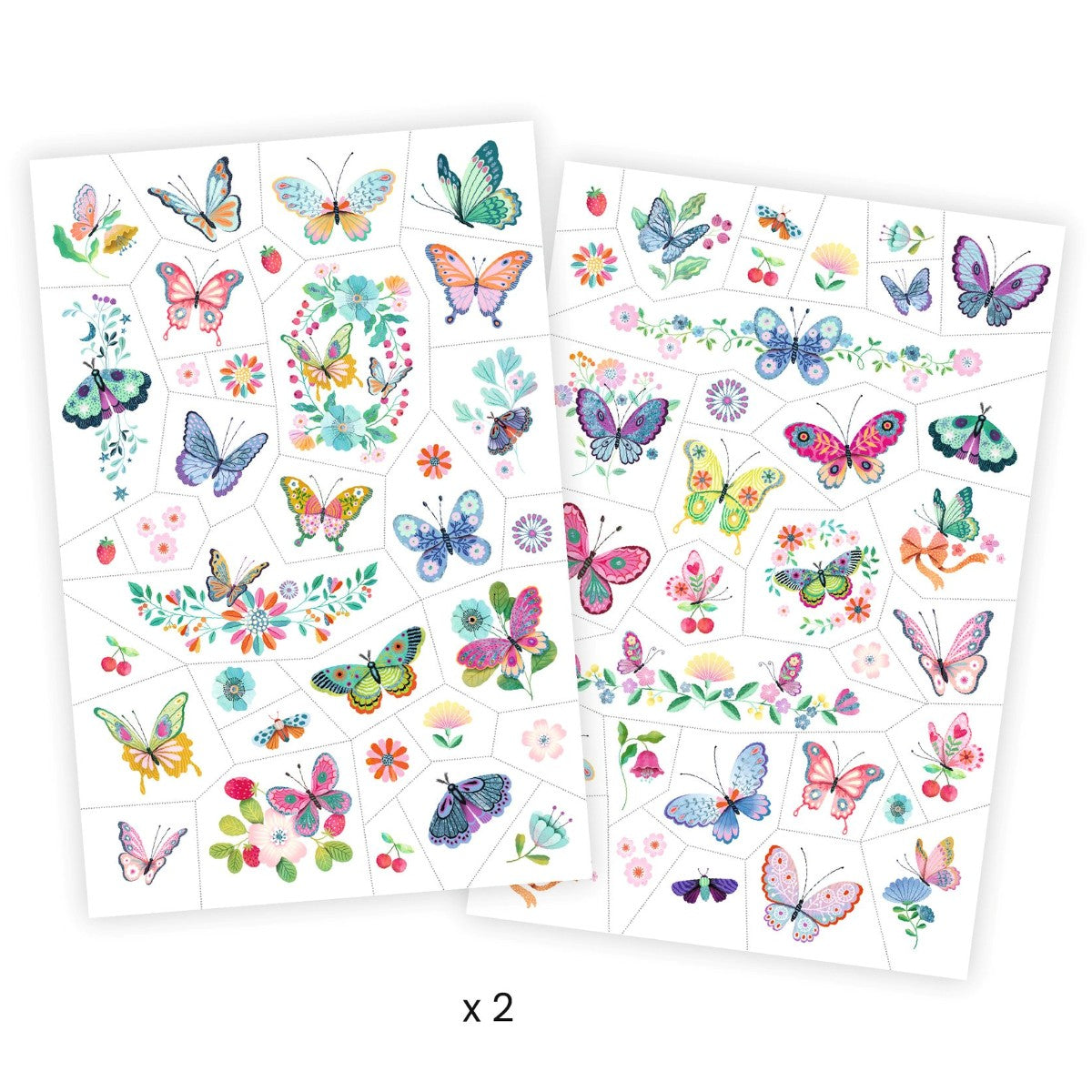 Djeco Temporary Tattoos, Butterflies