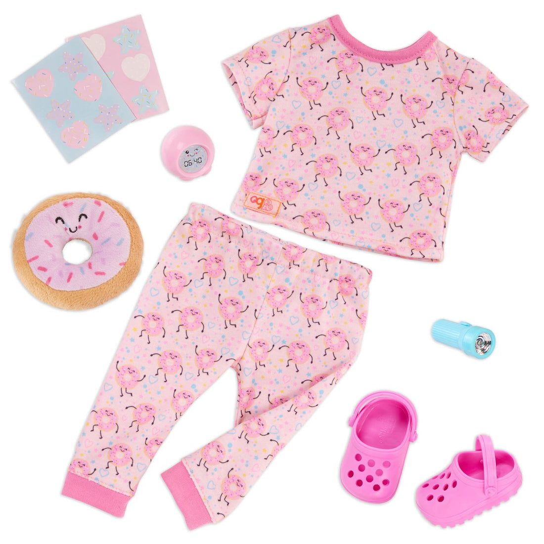 Our Generation Deluxe Doll Clothes, Donut Pajamas