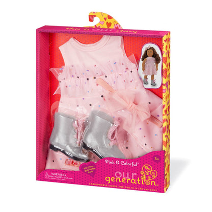 Our Generation Deluxe Doll Outfit, Dress and Boots