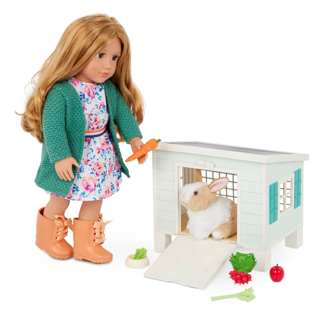 Our Generation Doll Accessories – Rabbit Hutch with Rabbit