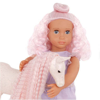 Our Generation doll with foal, Elara