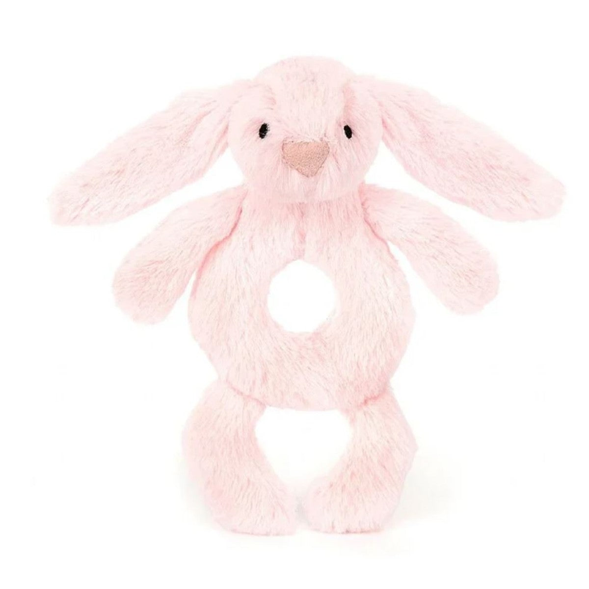 Baby Jellycat Rattle Ring, Bashful Bunny - Pink