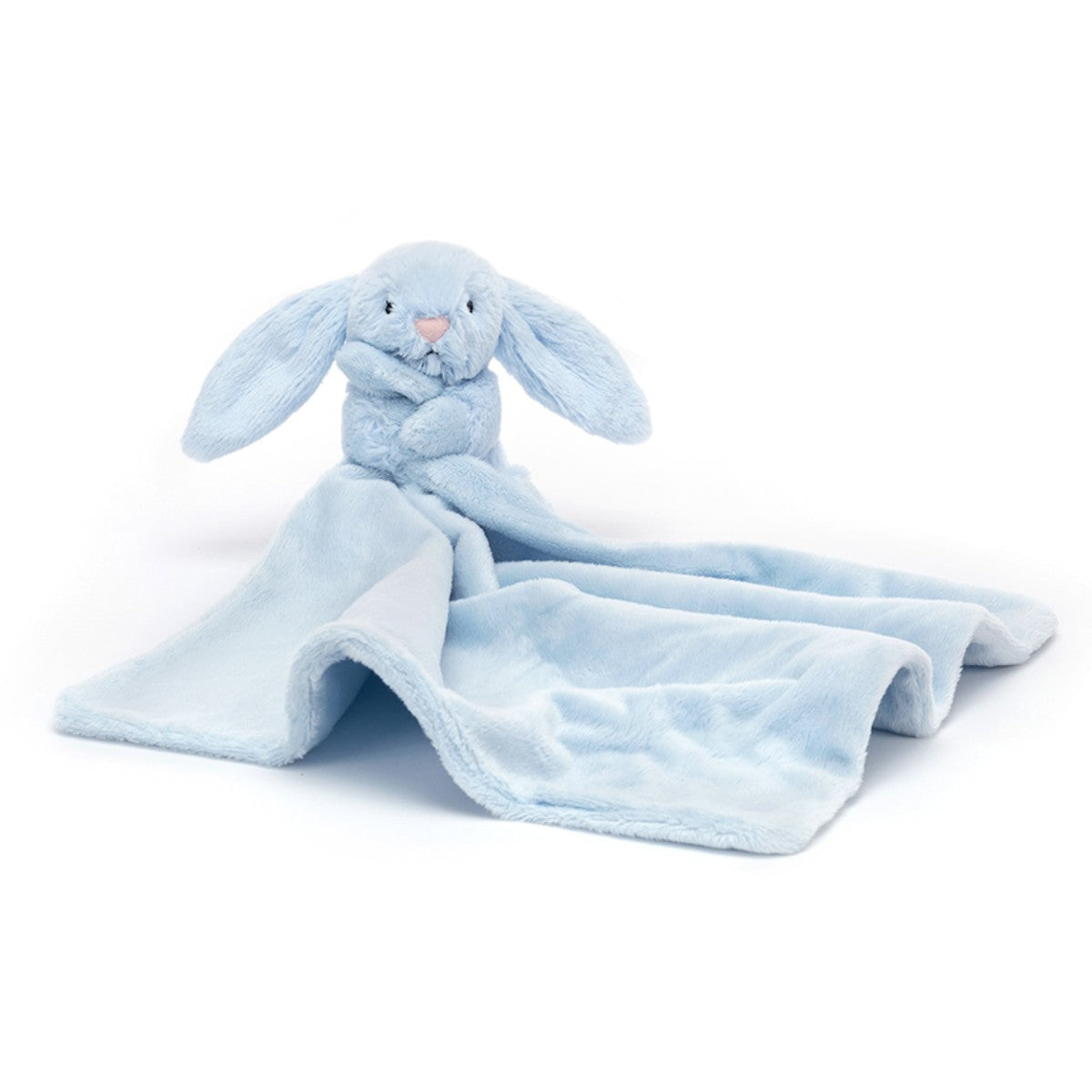 Baby Jellycat Bashful Security Blanket, Bunny - Light Blue