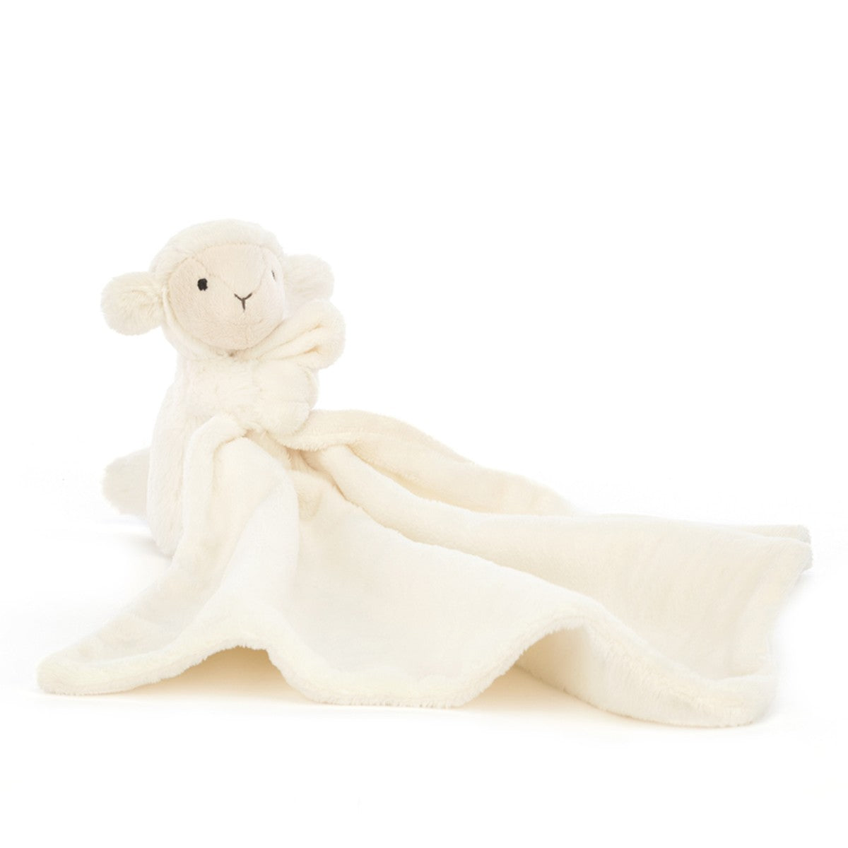 Baby Jellycat Plush, Bashful Snuggly Blanket - Lamb