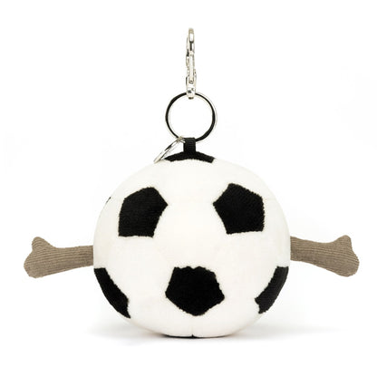 Jellycat Keychain, Fun Amuseables Sports Soccer Pendant - 16 cm