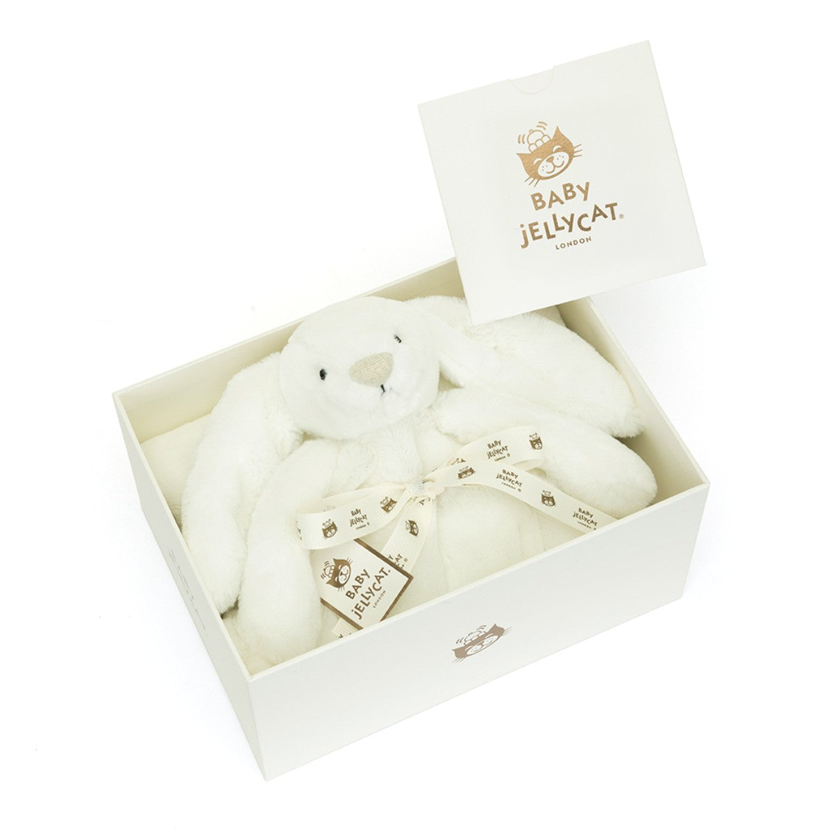 Baby Jellycat Blanket, Bashful Luxe Bunny, Luna - 56 x 70 cm