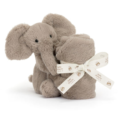 Baby Jellycat Luxe Comfort Blanket, Smudge Elephant