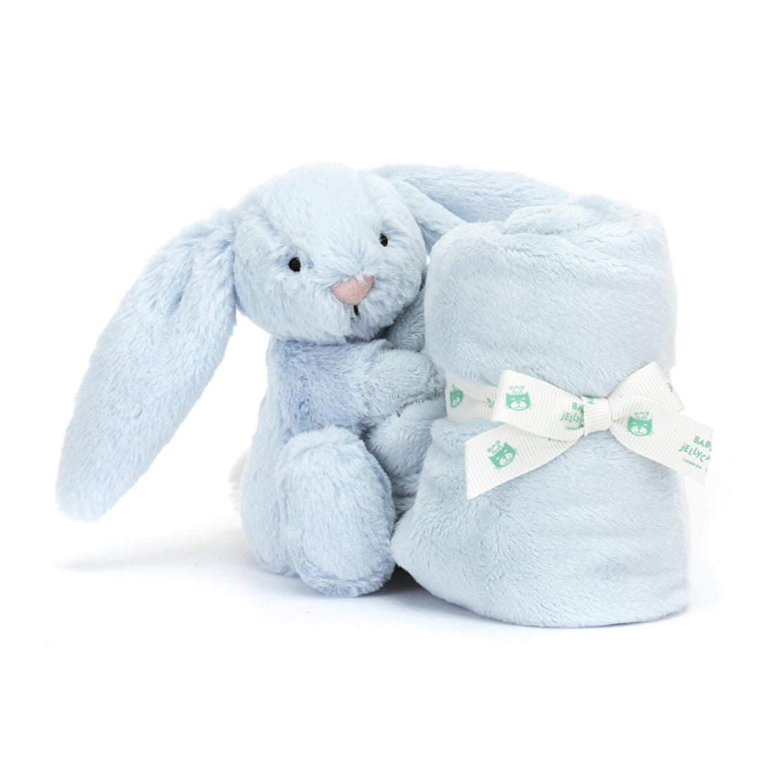 Baby Jellycat Bashful Security Blanket, Bunny - Light Blue