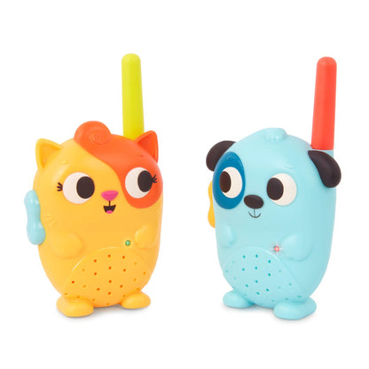 B Toys, Walkie Talkie Set - Lolo &amp; Woofer Walkie-Talkies