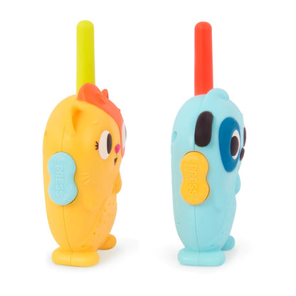 B Toys, Walkie Talkie Set - Lolo &amp; Woofer Walkie-Talkies