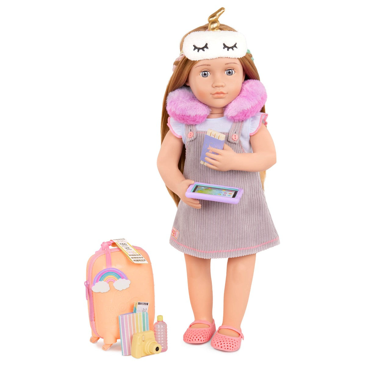 Our Generation Doll Accessories, Suitcase Set - Rainbow