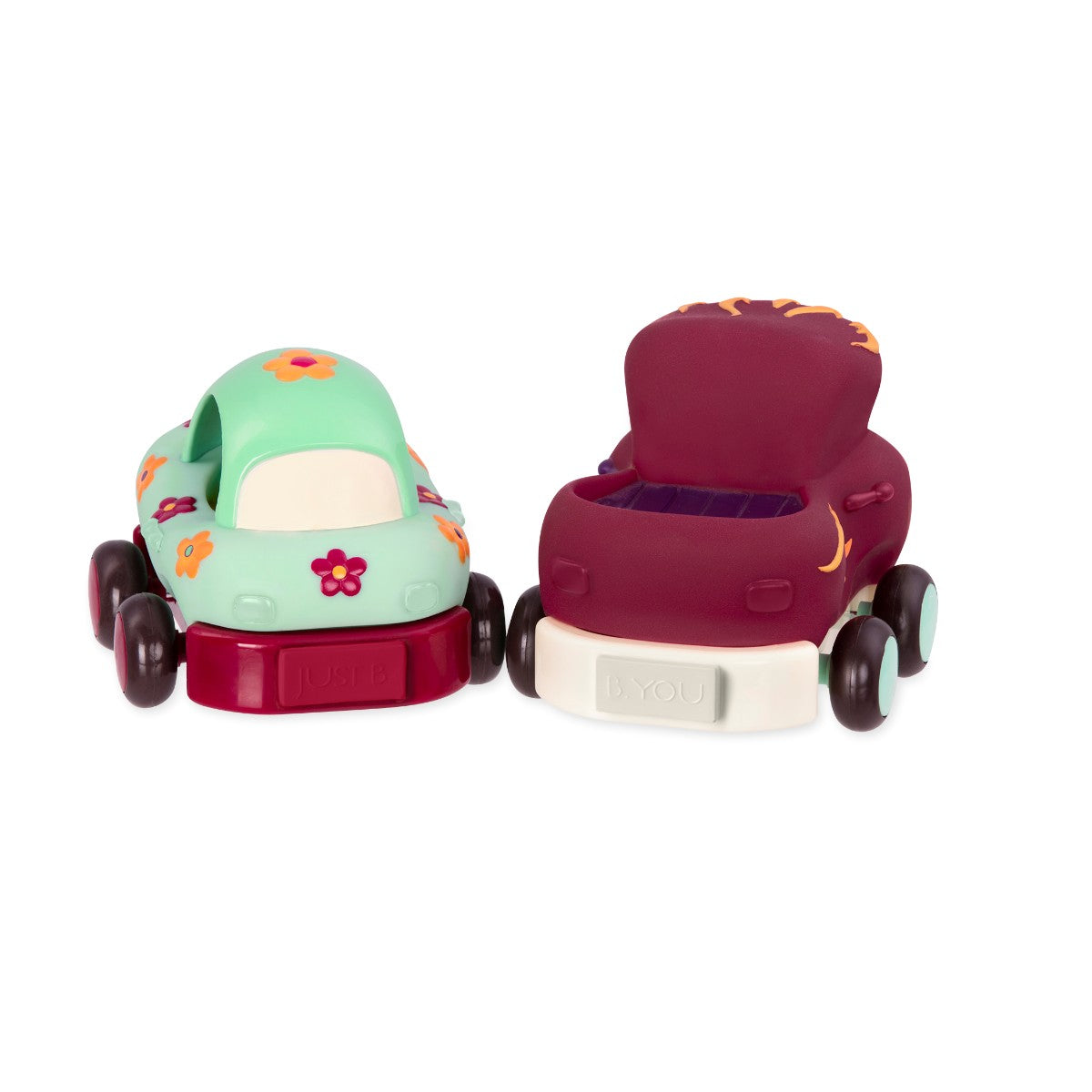 Wheeee-ls Pull-Back Cars, Set of 4 - Mint