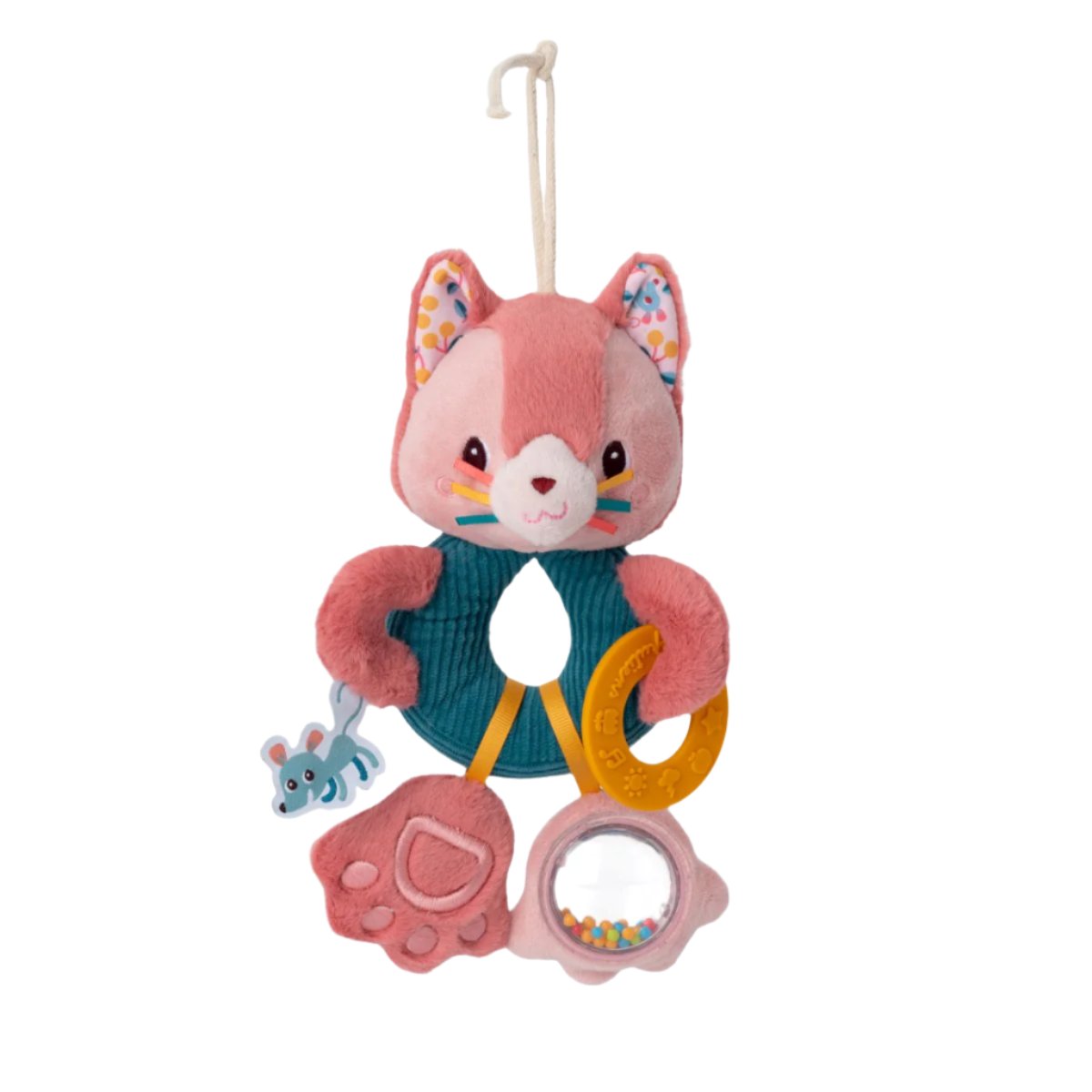 Lilliputiens Activity Rattle, Jeanne Rattle with Teething Ring