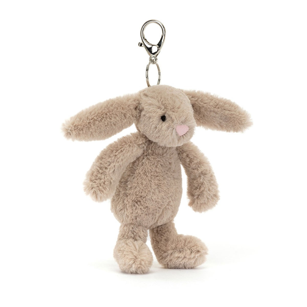 Jellycat Keychain, Bashful Bag Charm - Beige Bunny
