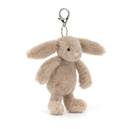 Jellycat Keychain, Bashful Bag Charm - Beige Bunny