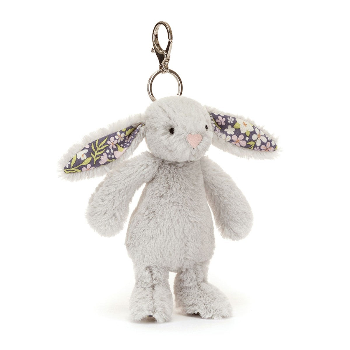 Jellycat Keyring, Bashful Bag Charm - Bobbie Jasmine Bunny