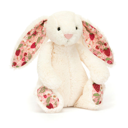 Jellycat Plush, Bashful Mini Strawberry Bunny - 18 cm