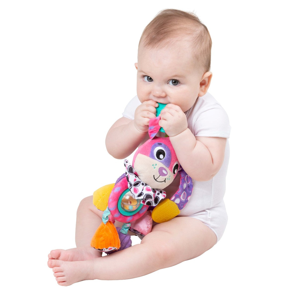 Playgro Dixie Baby Toy, Activity Dog with Attachment