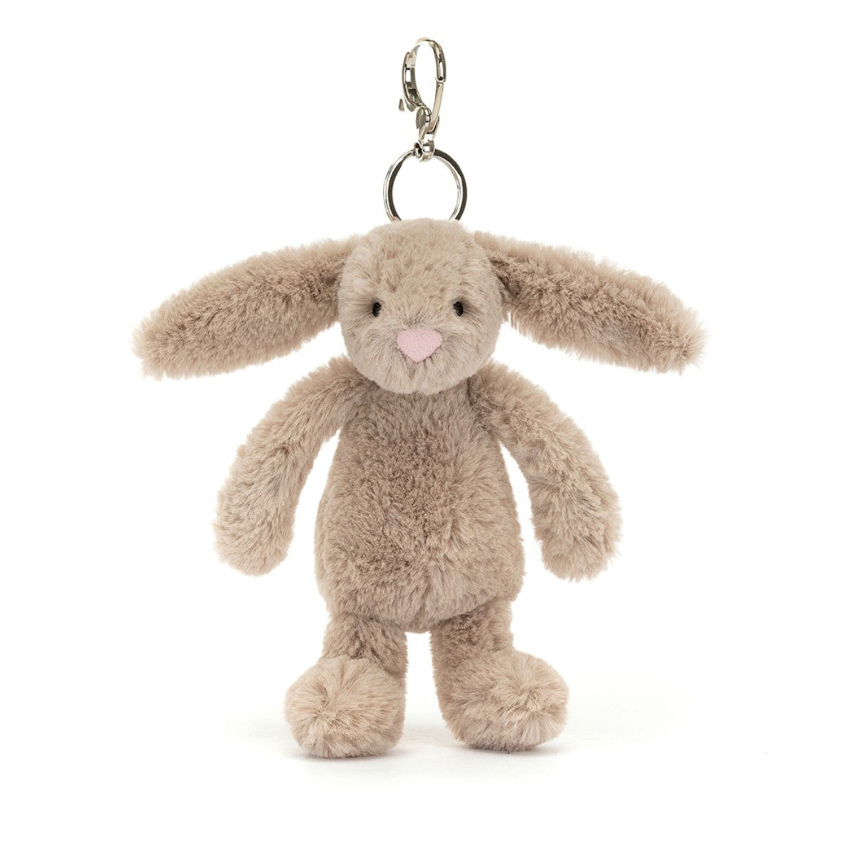 Jellycat Keychain, Bashful Bag Charm - Beige Bunny