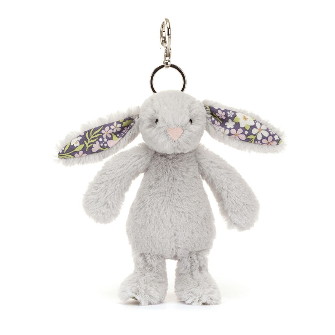 Jellycat Keyring, Bashful Bag Charm - Bobbie Jasmine Bunny