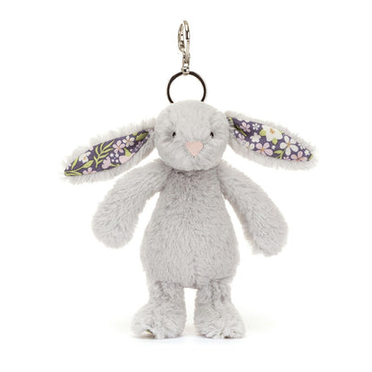 Jellycat Keyring, Bashful Bag Charm - Bobbie Jasmine Bunny