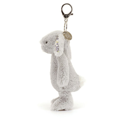 Jellycat Keyring, Bashful Bag Charm - Bobbie Jasmine Bunny