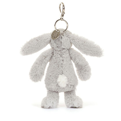 Jellycat Keyring, Bashful Bag Charm - Bobbie Jasmine Bunny